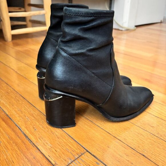 Alexander Wang ANNA BOOTIE WITH RHODIUM - Picture 4 of 10